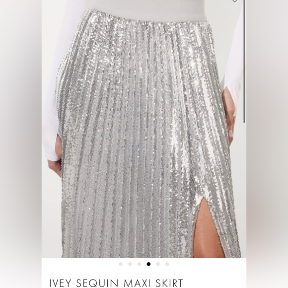 •NWT• Alice & Olivia Ivey Sequin Maxi Skirt - Picture 3 of 9